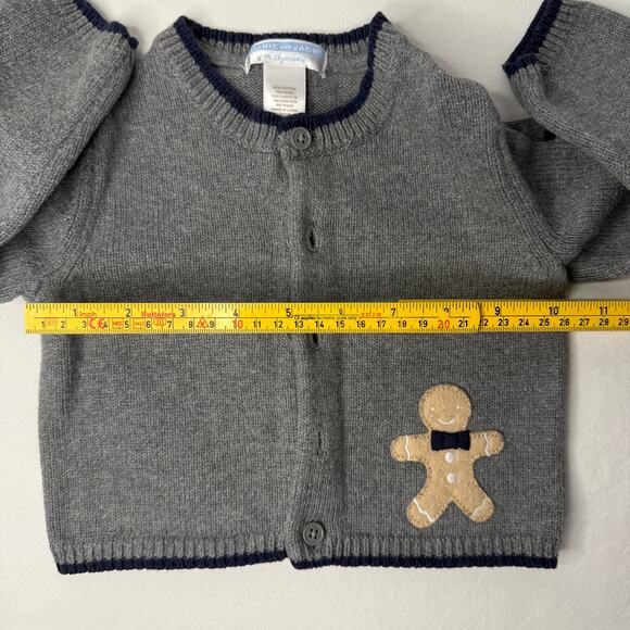 Janie & Jack Baby Cardigan Sweater 12–18 Months Cotton Wool Soft Holiday Classic - Picture 13 of 14